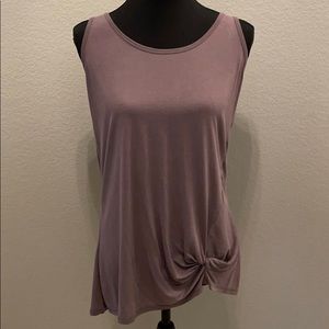 Maurices 24/7 Scoopneck Knot Front Tank